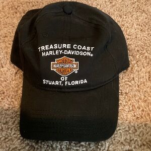 Harley-Davidson Black and Orange Cap